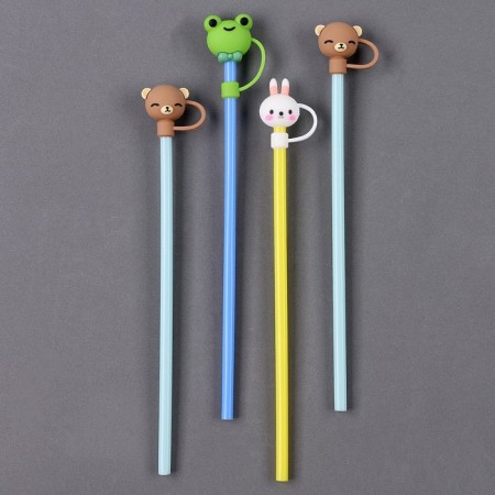 Tubes for the “Beast” cocktail, 4 pcs., Mix colors