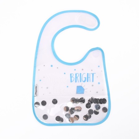 Blooper for feeding "Little" waterproof on Velcro, inside with confetti, species of mix-3