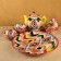 Set of Tea Rishtan Ceramics "Atlas No. 3", 9 items (kettle 0.8l, Piala 0.2l)