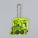 The reflective element "steam locomotive", bilateral, 4.9 × 5.5 cm, color mix