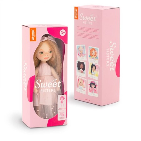 Sunny soft doll "in a light pink dress", 32 cm-1