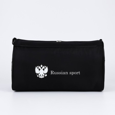 Sports bag Russian Team, external pocket, 40 cm x 24 cm x 21 cm, black color-4