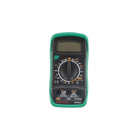 MASTECH MAS830, 600 V multimeter, 10 A, "Call" mode, indication of overload, polarity