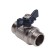 Ballic Aqualink, Pn 50, external/outer thread 3/4, "butterfly, nickel.