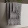 Terry towel Pasionaria "Wave", 450 gr, size 30x50 cm, color gray color