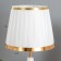 Entry 1x60W desktop E27 white-gold 25x25x42 cm Risalux