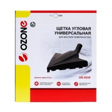 Ozone corner brush for hard surfaces, under a 35 mm un-5535 pipe