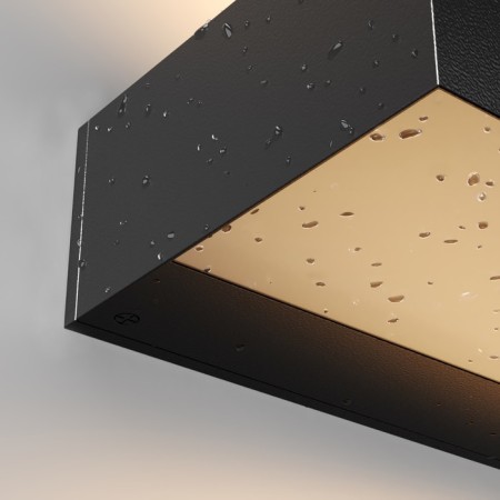 Sconces Outdoor O428WL-L20GF3K, 20W, 30x12x5.5 cm, LED, 700LM, 3000K, graphite color-4