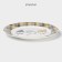 New Year's divine plate "Home Gnomic", d = 20.5 cm, porcelain, white color