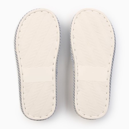 Women's slippers with an open nose, size 40-41, blue-5