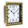 Wall clock "Jacqueline", smooth move, 20.5 x 20.5 cm