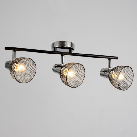 Madoka Lamp 3x60W E14 Black/Chrome 57x10x19.5cm-1