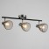 Madoka Lamp 3x60W E14 Black/Chrome 57x10x19.5cm