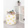 Basket for toys "Yellow hearts, size 35x35 cm