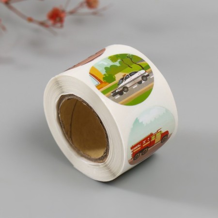 Stick Paper "Office transport" d = 2.5 cm 252 pcs in the roll-5