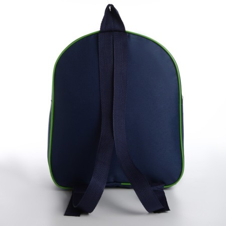 Baby backpack for a boy Textile "Robots", 28x24.5x8 cm-4