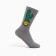 Women's socks "Cactus" color gray, size 23-25