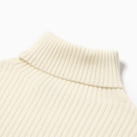 Female turtleneck, dairy color, size 44-48-2