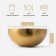Salette bowl sphere, 3.4 l, d = 24 cm, stainless steel, gold