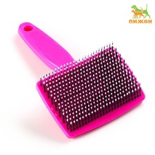Pudder is soft plastic with rounded teeth, medium, 9 x 15.5 cm, pink