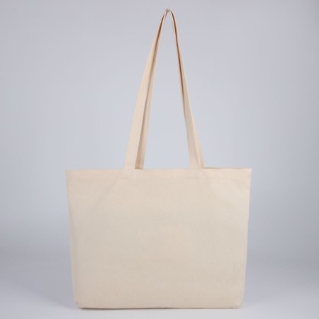 Ticket-there is a Ticket-there without a zipper, without lining, beige color-4