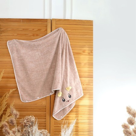 Towel, 300 g, size 70x140 cm, beige color-1