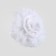 Outlet. Bant for hair on elastic band, white, 6.5 cm, kitty Marie