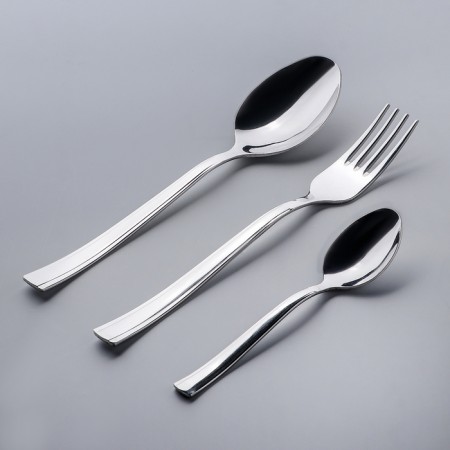 Diningrian set "Triumph", 18 objects, thickness 2 mm, silver