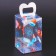 New Year. Box Gift New Year's Folding PVC "Happy holiday!" 6 x 6 x 10 cm.