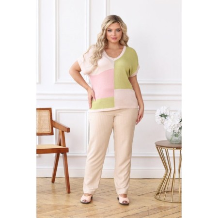 Women's jumper Wisell, size 54, cream color-5
