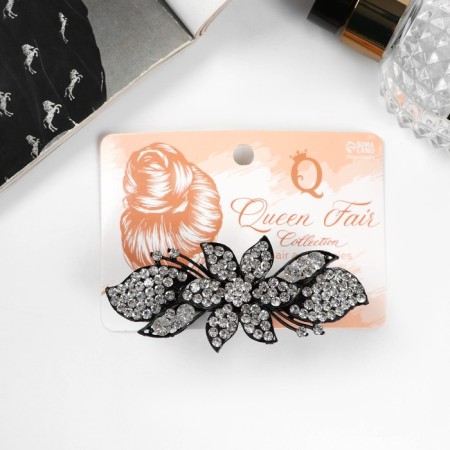 Hair hairpin "Lyla" flower petals, 8 cm-2