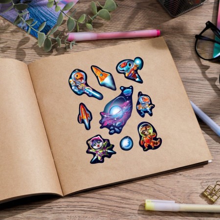 Paper stickers "Cosmo", 11 × 16 cm-2