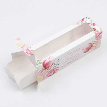 Box for Makarun, confectionery packaging "Enjoy", 18 x 5.5 x 5.5 cm-2
