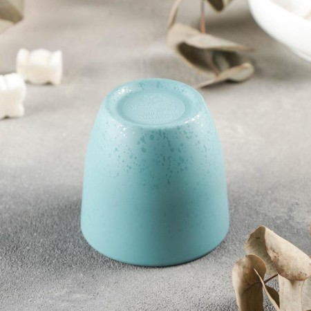 A glass of "clear day", 140 ml, 7 × 6.8 cm, blue color-2