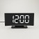 Clock - Electronic desktop an alarm clock with a thermometer, calendar, 17 x 9.5 cm, 3AAA, USB