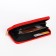 Women's wallet with lightning, red color