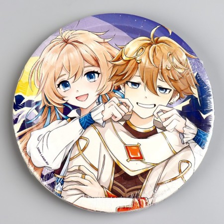 Disposable paper plate "anime", 18 cm-4