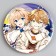 Disposable paper plate "anime", 18 cm