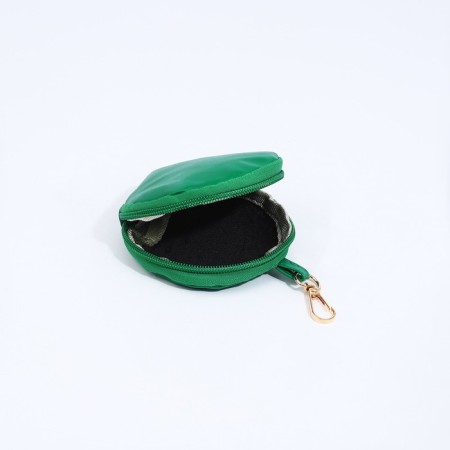 Bag Cross-Bodi with a zipper, green color-9