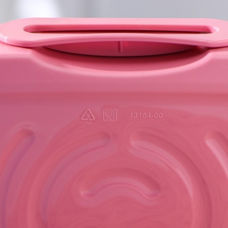 Lunch box with decor, 0.98 l, 18 × 13 × 5 cm, pink color-4