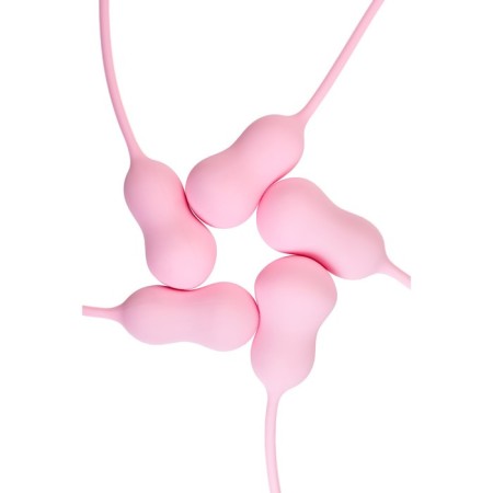 A set of vaginal balls Flovetta byfa tulips, silicone, pink, 5.3 cm-10