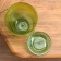 Flower pot with pallet No. 3 "Aleb" yellow-green, 1 liter