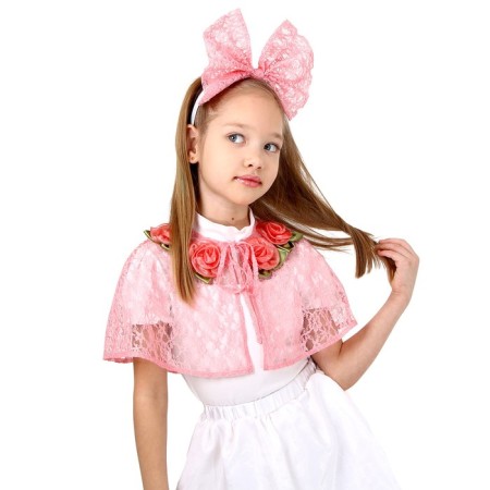 Carnival set of Princess Pelerina Guipure Coral, goal. Complex 98-128-1