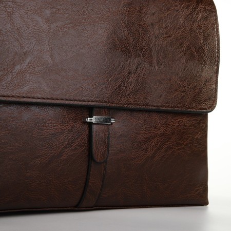 Male bag, brown color-3