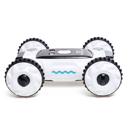 Tsolovysh machine "Techno", radio -controlled, drift, battery, on the control panel, white color-2