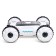 Tsolovysh machine "Techno", radio -controlled, drift, battery, on the control panel, white color