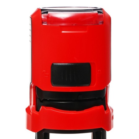 Equipment for round printing Automatic Trodat Printy 4630, diameter 30 mm, with a lid, red body red-4