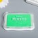 Stamping cushion neon "green" 1.9x6.7x10 cm