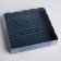 Cookie box, confectionery packaging with PVC lid, Present, 15 x 15 x 3 cm