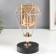 Summary Metal for 1 candle "Bun with faces" gold, black 23x15x15 cm